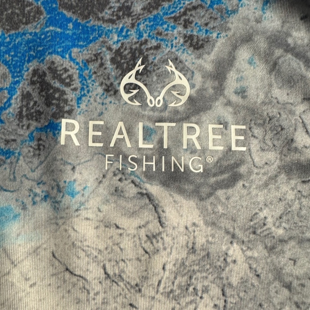 Realtree Fishing Shirt Long Sleeve Performance Camo XL - Picture 5 of 10